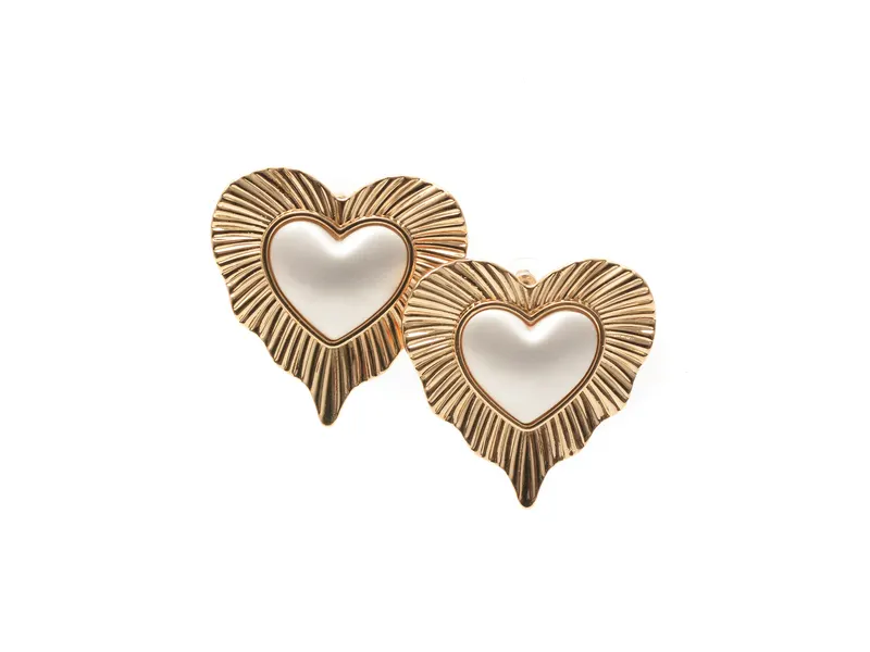 Cercei aurii, VALENTINE 962, din metal