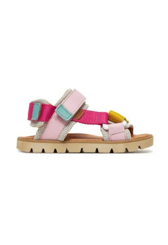 Sandale copii - piele naturala - multicolor - pentru fete -