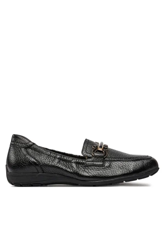 Pantofi sport dama - Piele naturala - Negru - Negru