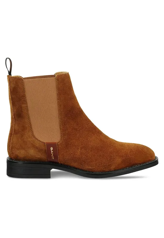 Botine dama 305604019 - Piele naturala - Maro