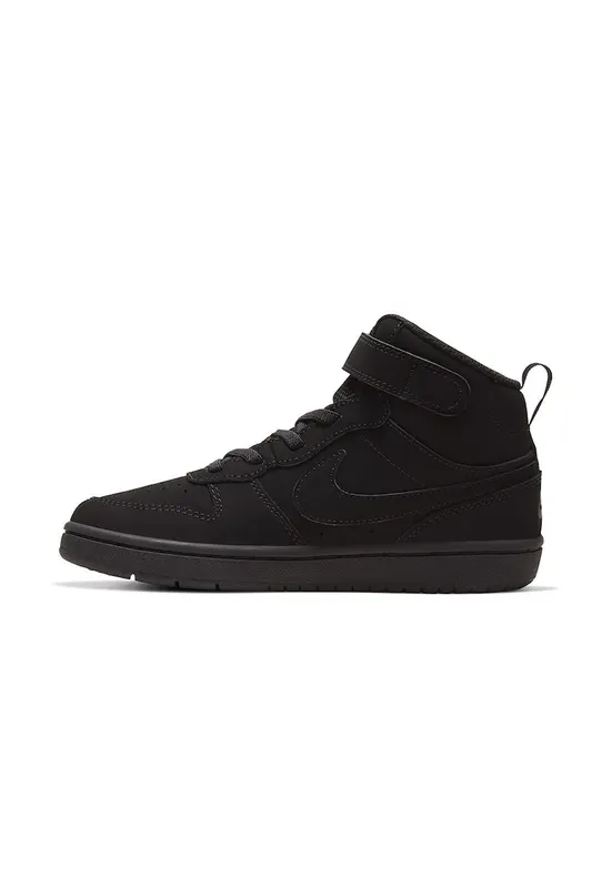 Pantofi sport din piele Court Borough 2 - Negru