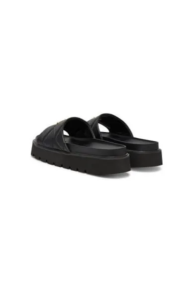 Slapi dama - GWF81 .000.C0042S - Piele ecologica - Negru
