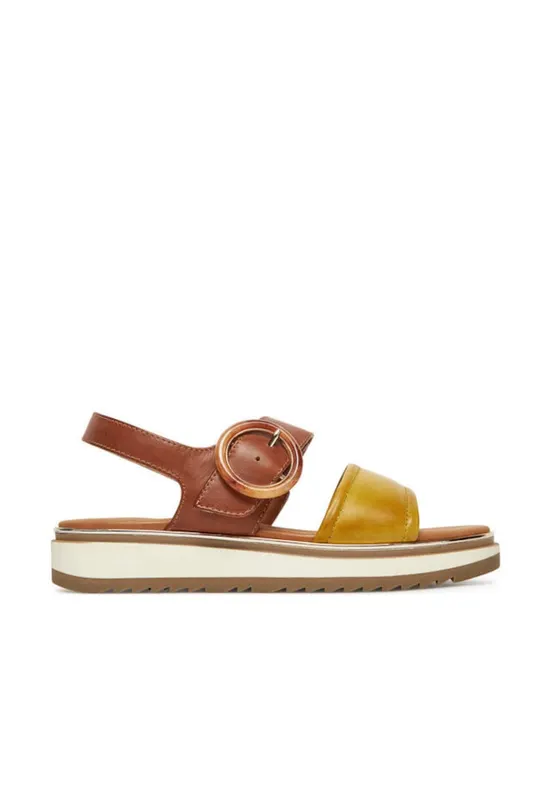 Sandale dama - 2-28501-44 - Piele naturala - Verde - Verde