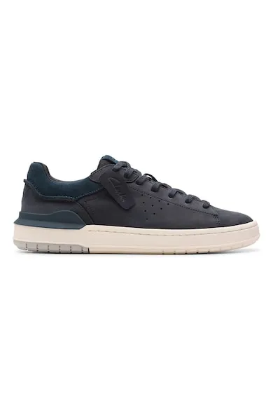 Pantofi sport de piele Court Life - Bleumarin