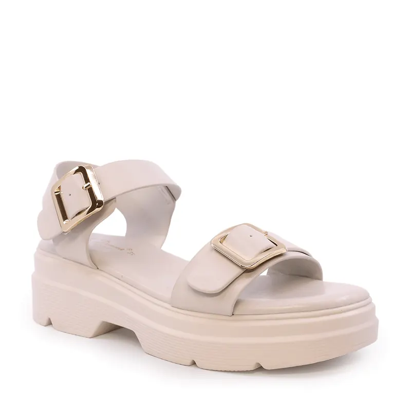 Sandale chunky femei Solo Donna bej 2549DS8885BE — imaginea 2
