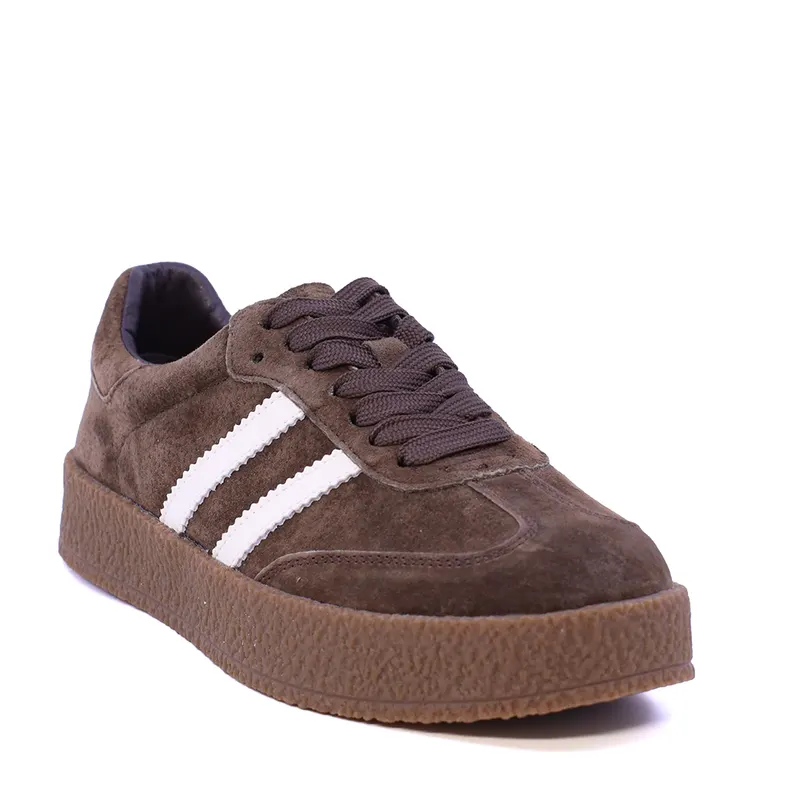 Sneakers femei Luca di Gioia maro din piele întoarsă 1572dp5902vm — imaginea 2