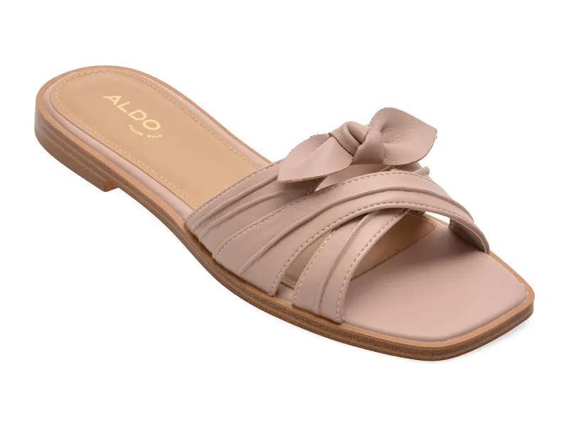 Papuci ALDO roz, SUNBEAM 690, din piele ecologica