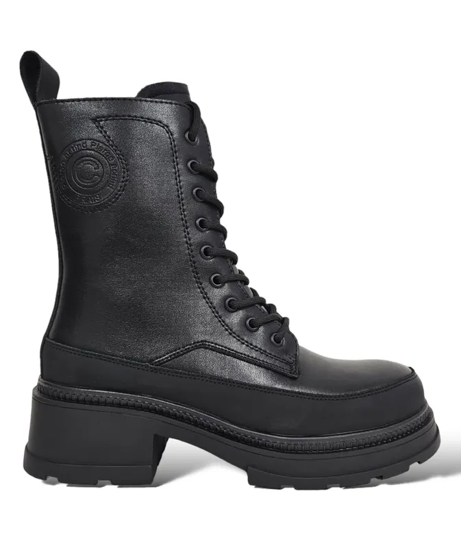 GHETE DAMA din PIELE NATURALA CRL0895 CULOARE NEGRU