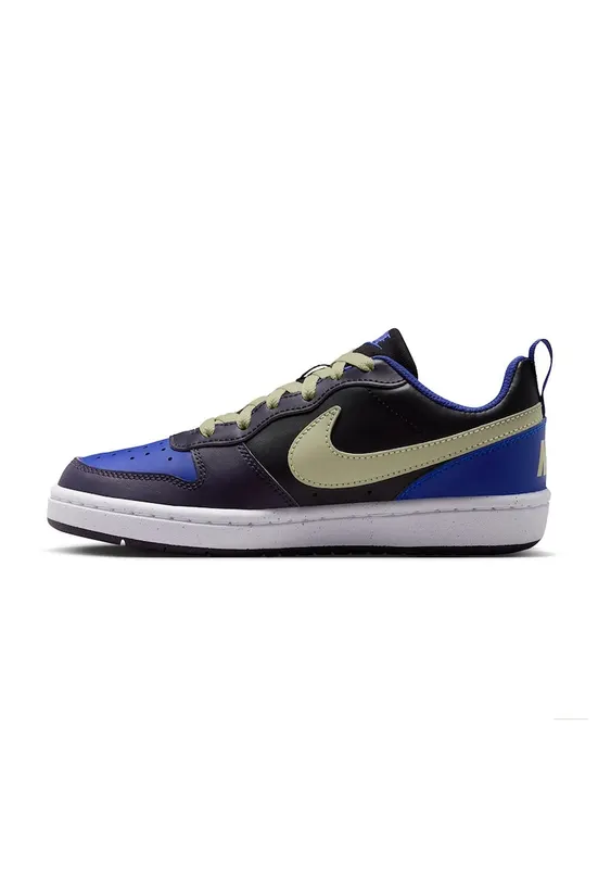 Pantofi sport Court Borough din piele ecologica - Negru/Albastru/Crem