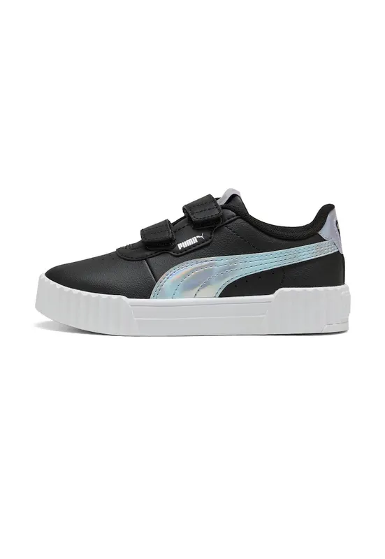 Pantofi sport low-cut Carina 3.0 din piele ecologica - Negru/Albastru deschis