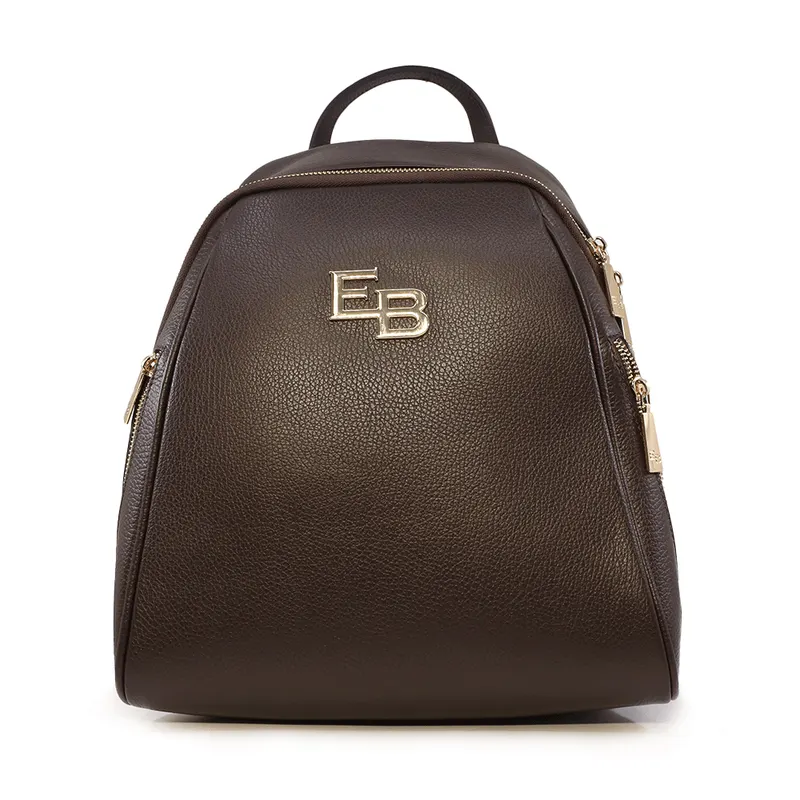 Rucsac femei Enzo Bertini maro din piele 154RUCP3375TDM