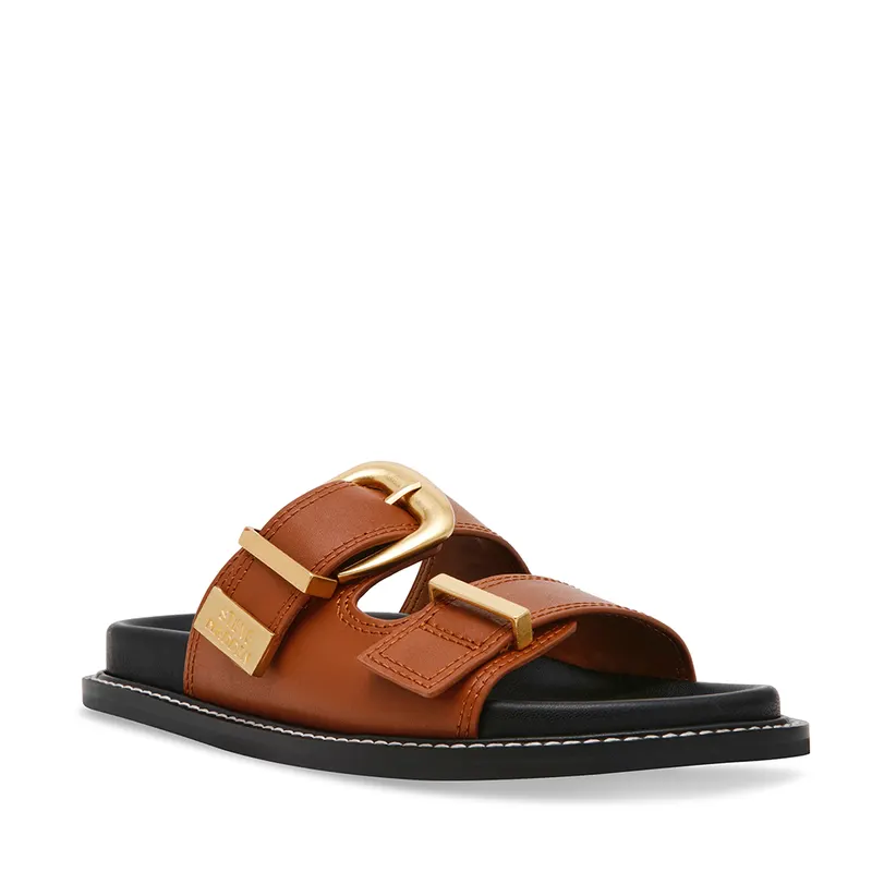 Saboți femei Steve Madden Arch cognac din piele naturală 1469DSTARCH-ECO — imaginea 2