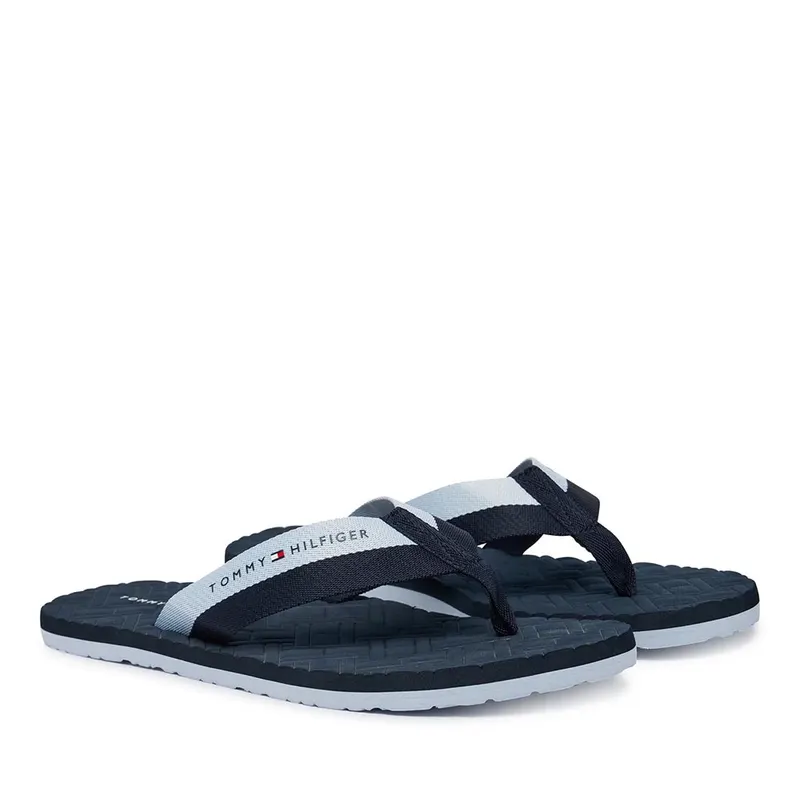 Papuci plajă bărbați Tommy Hilfiger bleumarin 3411BSL5807BL — imaginea 2