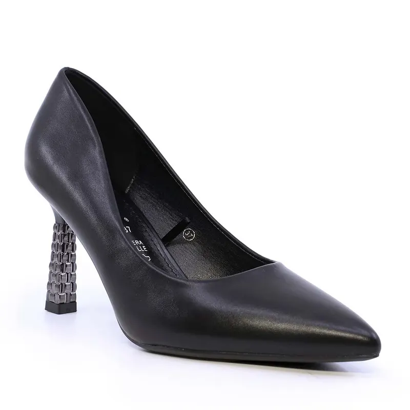 Pantofi stiletto femei Solo Donna negri 1162DP2561N — imaginea 2