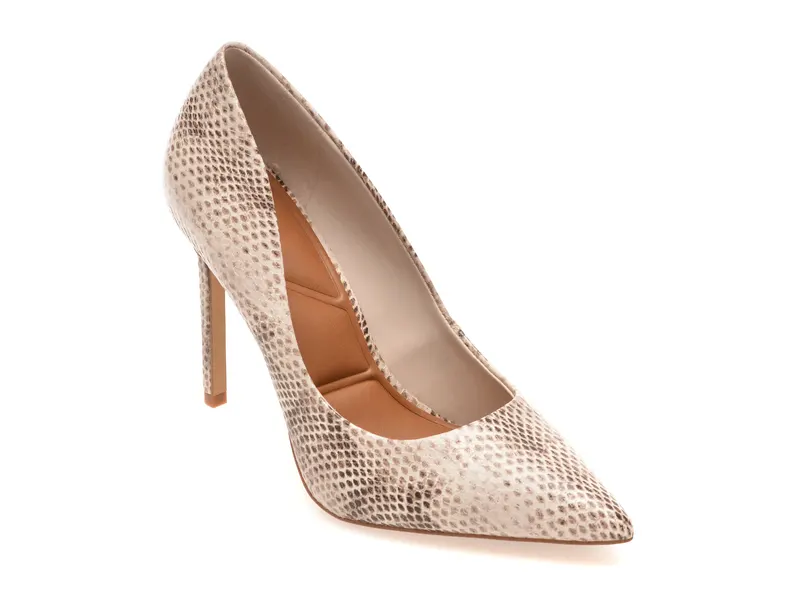 Pantofi eleganti ALDO gri, STESSY 2.0, din piele ecologica