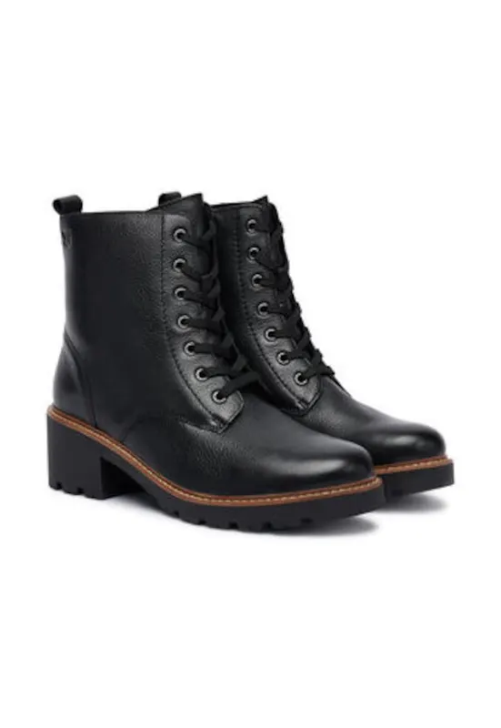 Ghete dama pana la glezna - 305256867 - piele naturala - negre