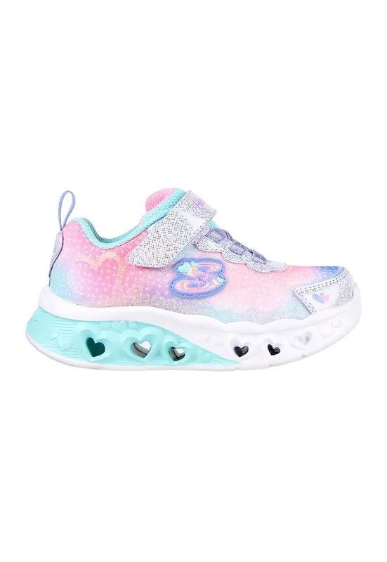 Pantofi copii cu sistem de lumini Flutter Heart Lights Simply Love - Coral/Roz/Albastru