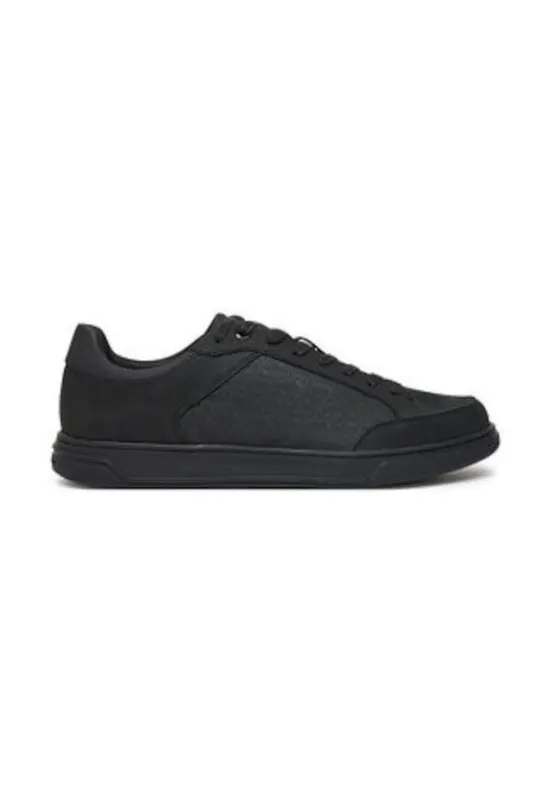 Tenisi barbatesti - 304567223 - piele naturala - negru