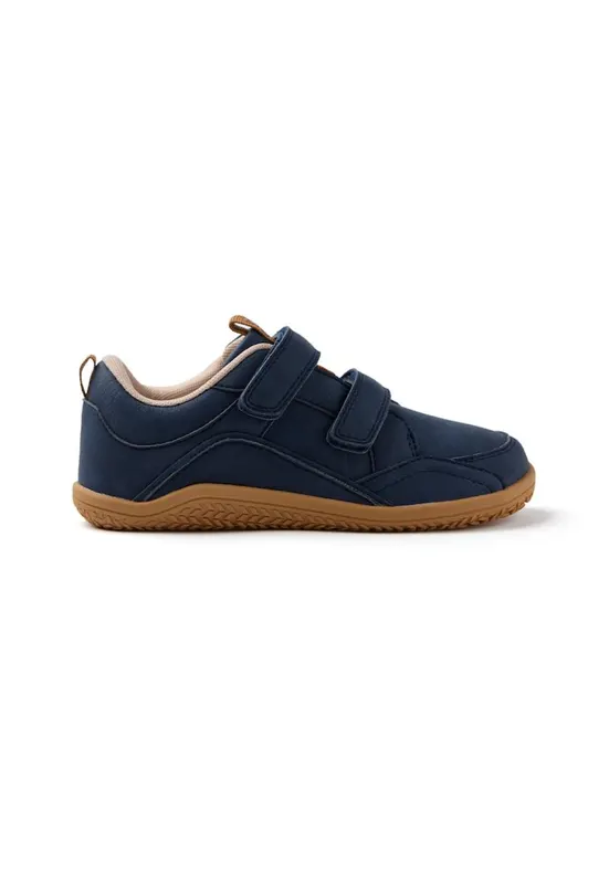 Pantofi sport de piele ecologica cu velcro6 - Bleumarin