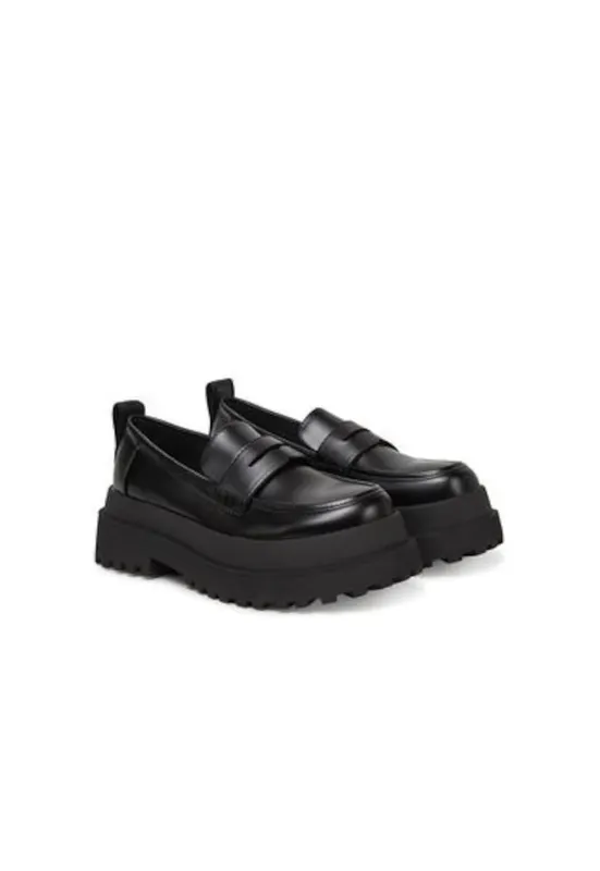Mocasini dama 1624086 - Piele ecologica - Negru