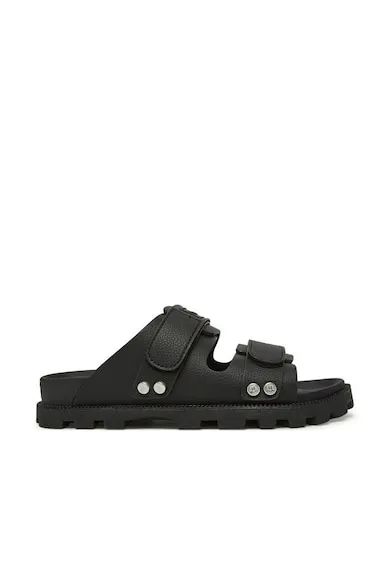 Slapi dama - HFRU0004251 - Sintetic - Negru - Negru