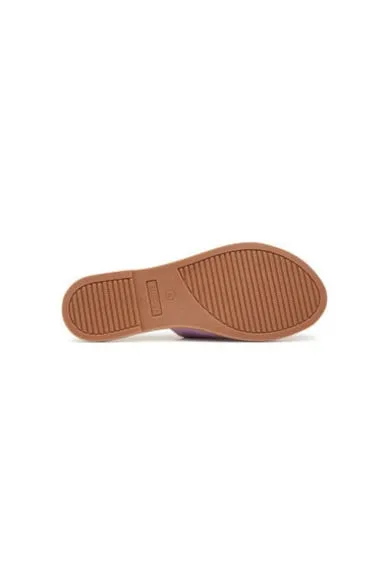 Slapi dama - 1-27135-42 - Piele naturala - Mov