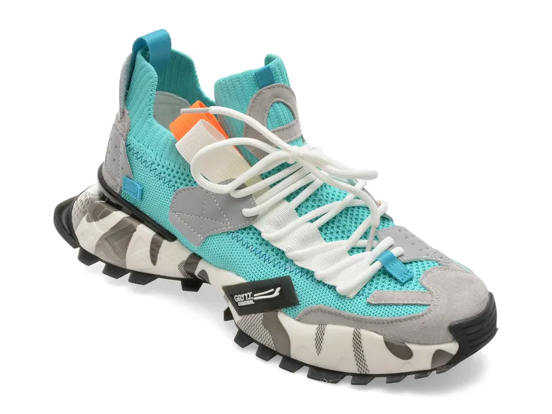 Pantofi sport albastri, 18159, din material textil