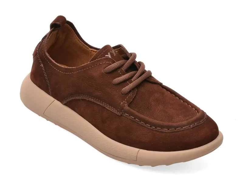 Mocasini maro, 25532, din nabuc