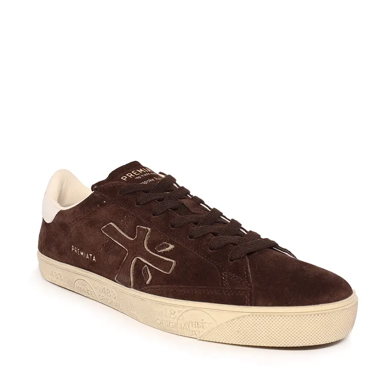 Sneakers femei Premiata Steven-D maro din piele 1692dp7897vm — imaginea 2