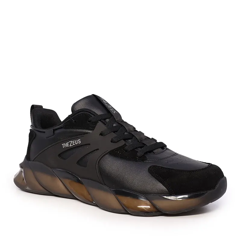 Sneakers bărbați Thezeus negri 3731bps8113vn — imaginea 2