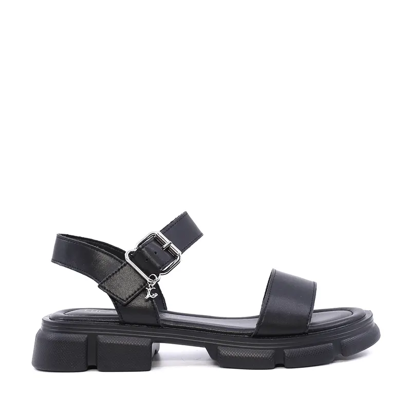 Sandale femei Luca di Gioia negre din piele 1291DS8962N