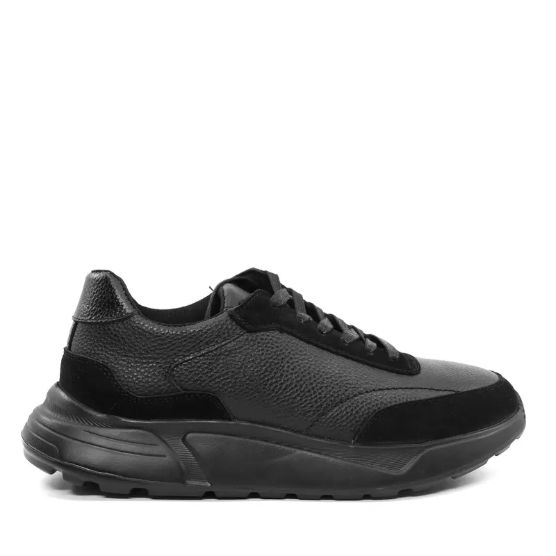 Sneakers bărbați Luca di Gioia negri din piele 1132BP25418N
