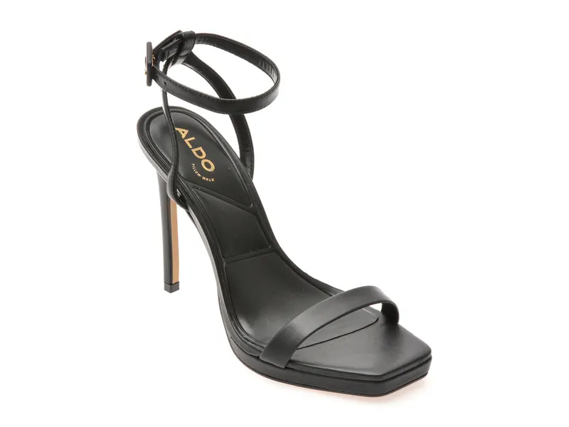 Sandale elegante ALDO negre, KAATHY 001, din piele naturala