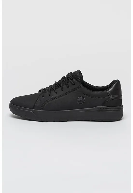 Pantofi sport low-top de piele nabuc Seneca Bay - Negru