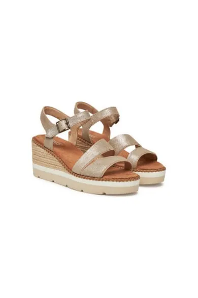 Espadrile dama 10021963 - Piele naturala - Argintiu