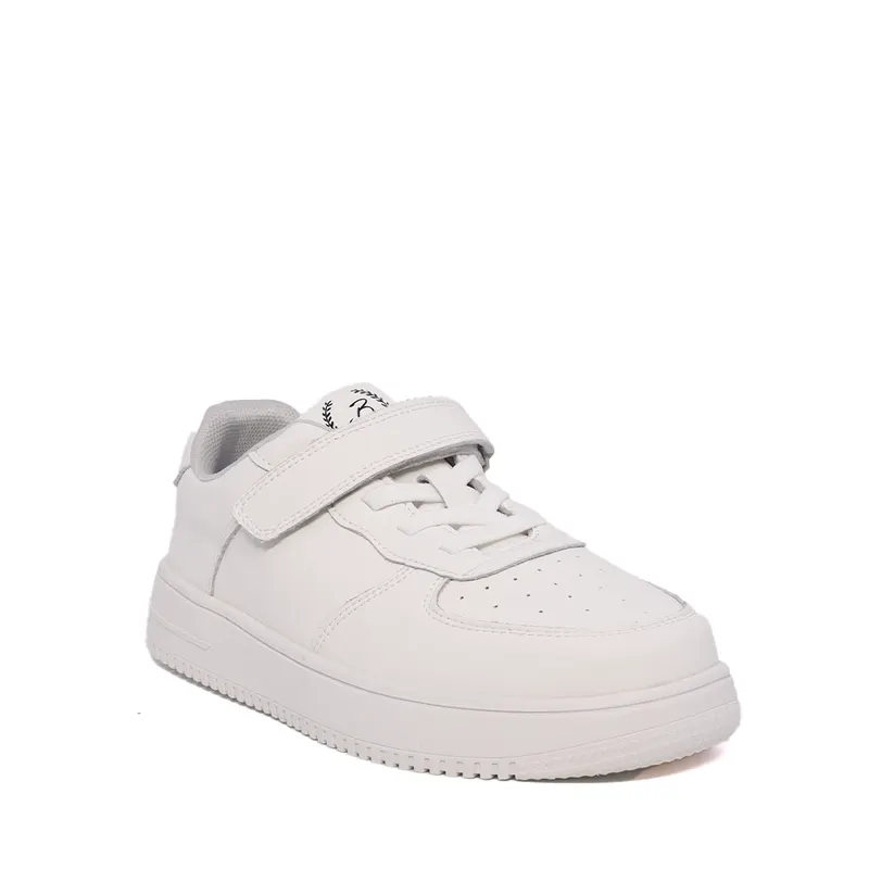 Sneakers baieți albi din piele 3790MP005A — imaginea 2