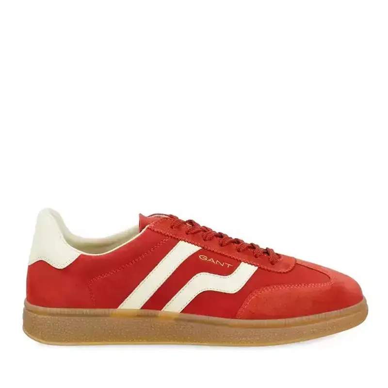 Sneakers bărbați Gant linia Cuzmo roșii din piele întoarsă 1741BP633206VR