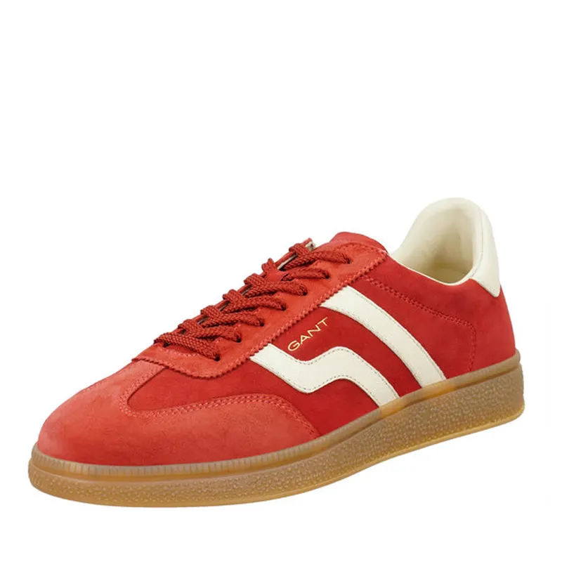 Sneakers bărbați Gant linia Cuzmo roșii din piele întoarsă 1741BP633206VR — imaginea 2