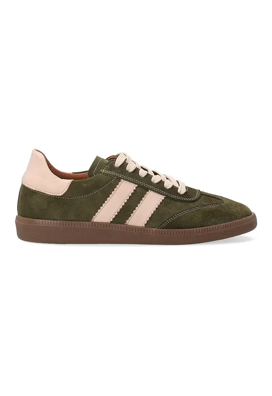 Pantofi sport din piele intoarsa si piele naturala