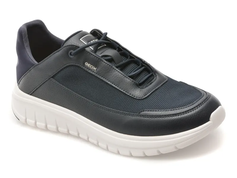 Pantofi sport GEOX bleumarin, U65N4D, din material textil