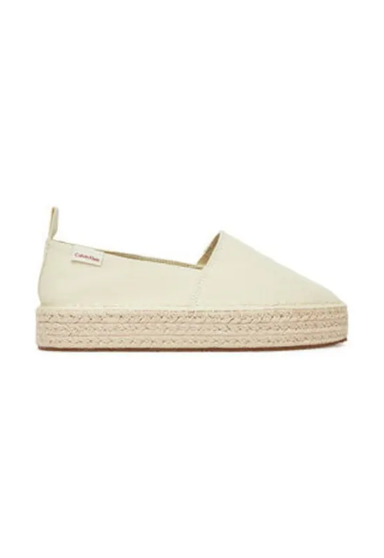 Espadrile dama material textil - bej