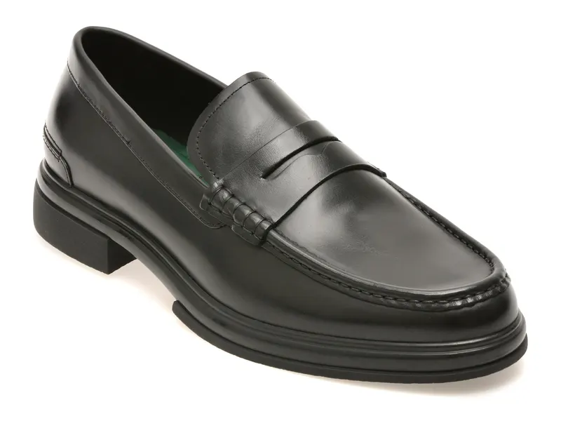 Mocasini eleganti ALDO negri, TUCKER 001, din piele naturala