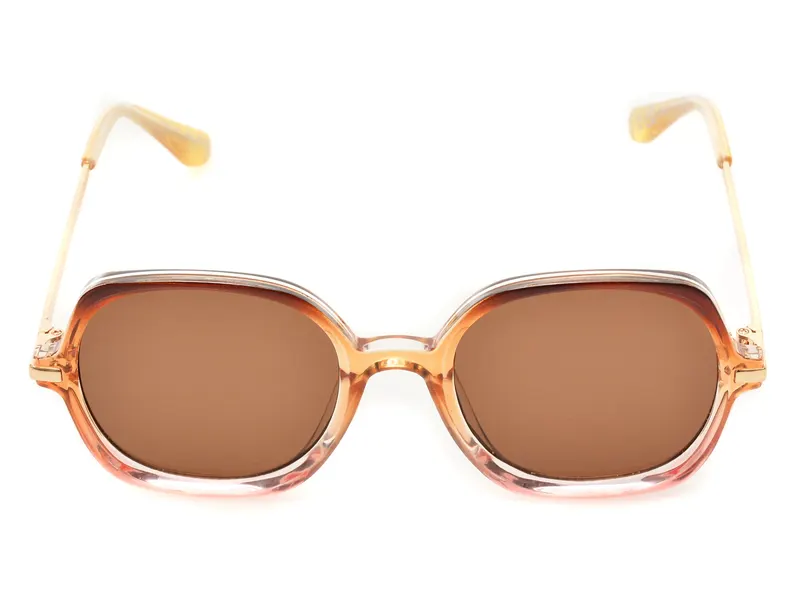 Ochelari de soare bej, KYLYE 280, din metal