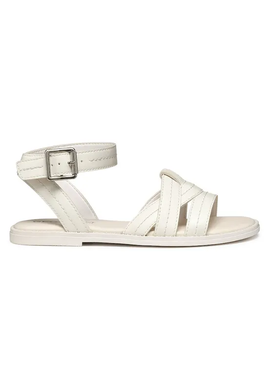 Sandale dama - J5535B-000BC - Piele ecologica - Alb