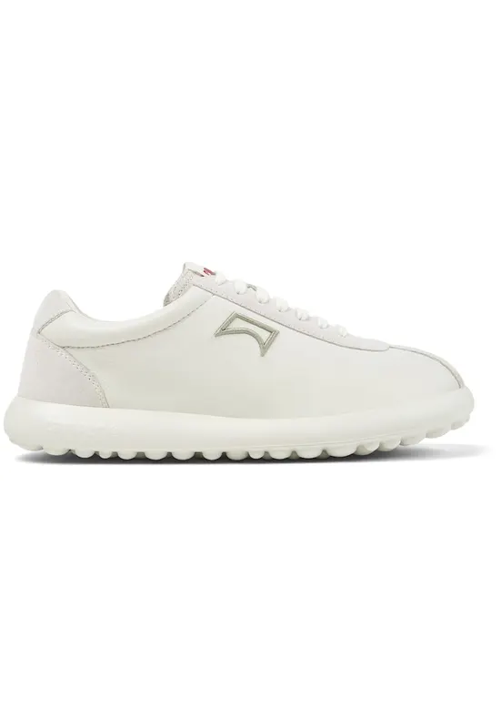 Pantofi sport Pelotas XLF din piele si piele intoarsa - Alb