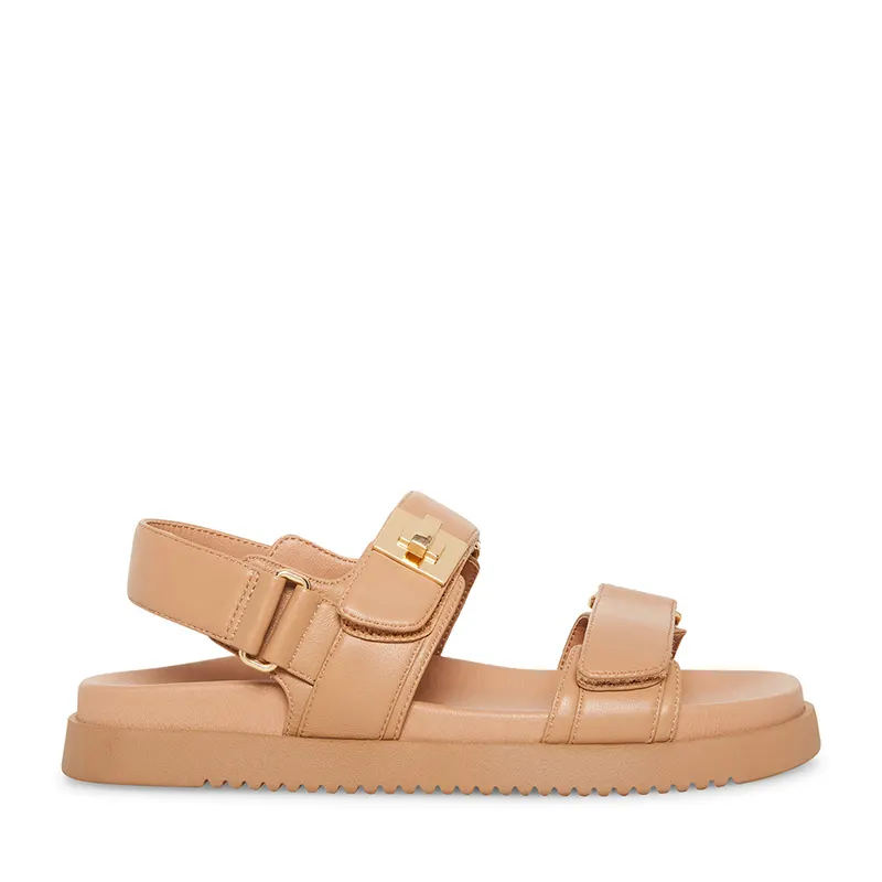 Sandale femei Steve Madden Mona cognac din piele naturală 1469DSMONACO
