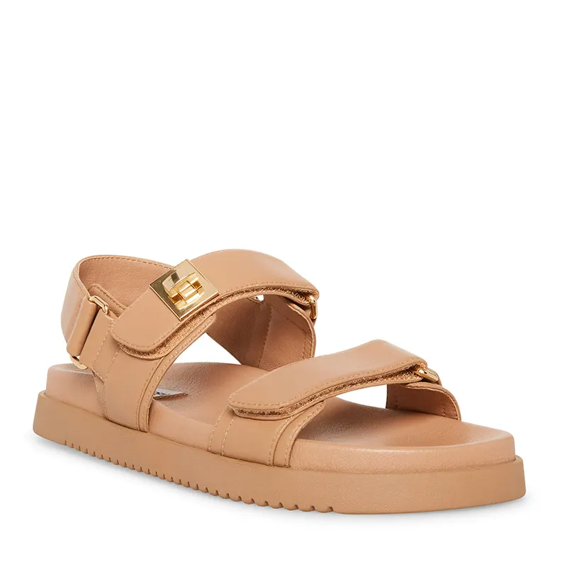 Sandale femei Steve Madden Mona cognac din piele naturală 1469DSMONACO — imaginea 2