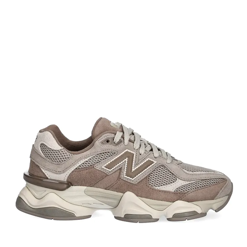 Sneakers femei New Balance 9060 bej din piele și textil 2872BPS9060ERCVBE