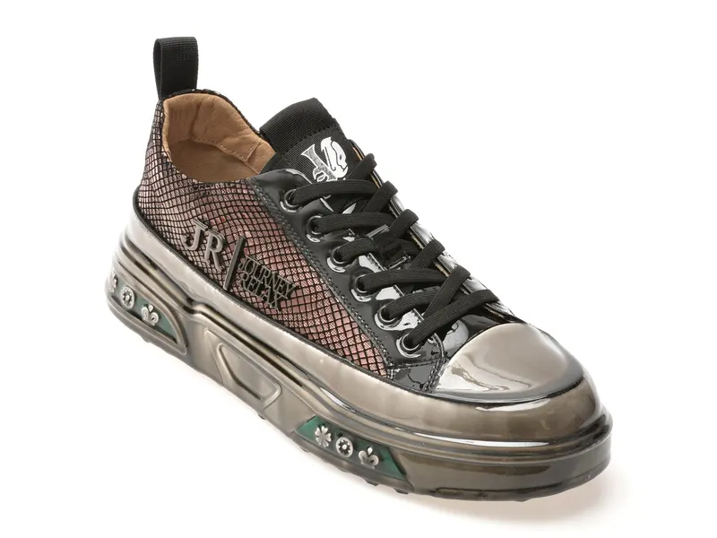 Pantofi sport GRYXX negri, 8005, din piele naturala