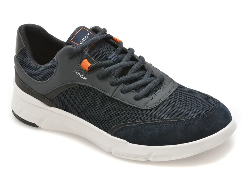 Pantofi sport GEOX bleumarin, U65N8A, din material textil